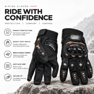 pro biker gloves with touch
